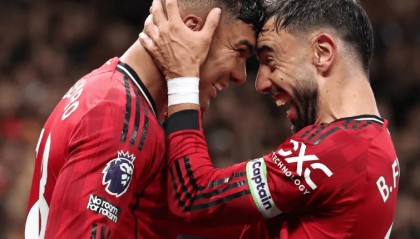 B费本季英超4次助攻卡塞米罗破门，连线次数联赛最多